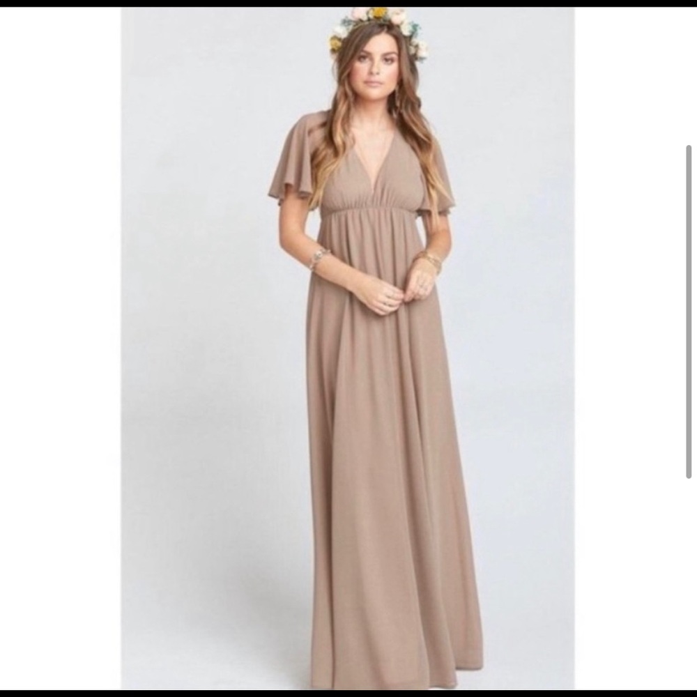 Show Me Your MuMu Faye Flutter Maxi Dress Medium
